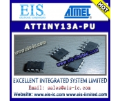 China ATTINY13A-PU - ATMEL - 8-bit Microcontroller with 1K Bytes In-System Programmable Flash fábrica